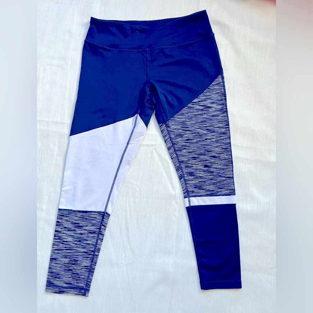 Nordstrom color blocked high waist leggings size medium